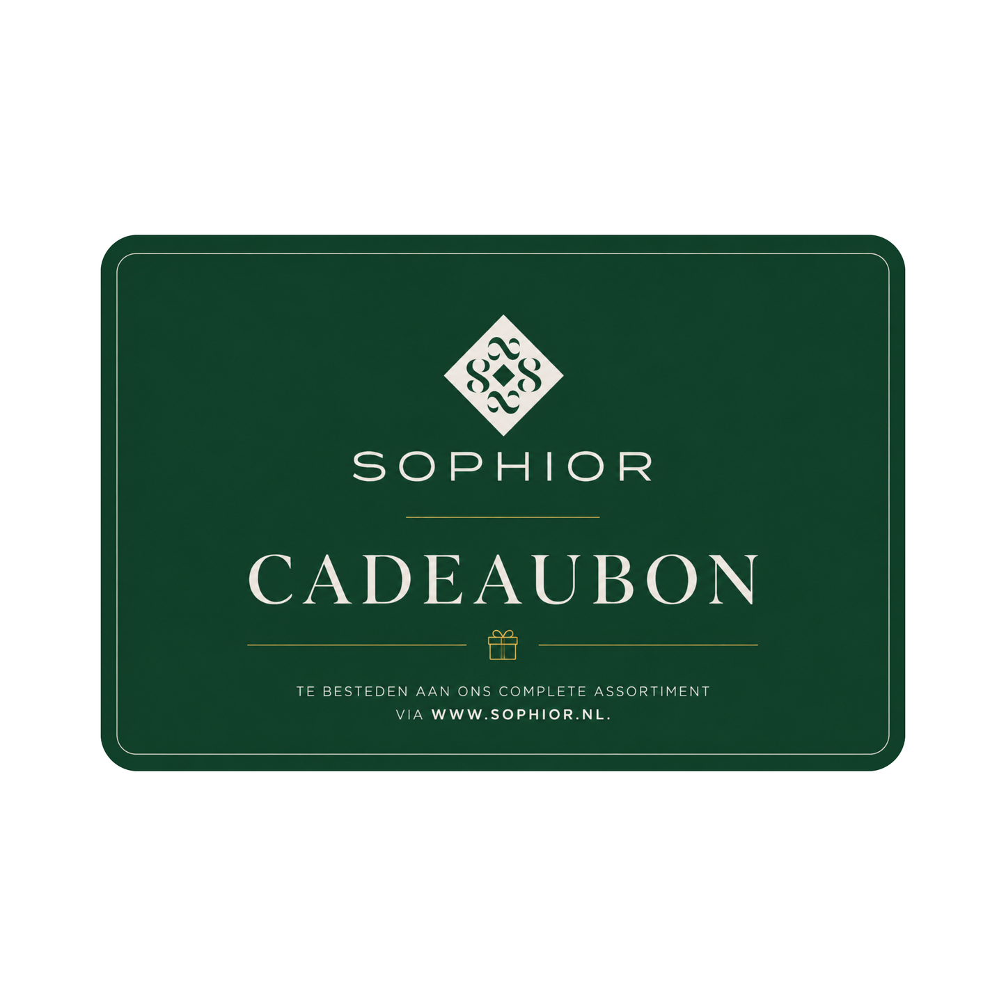 SOPHIOR Cadeaubon