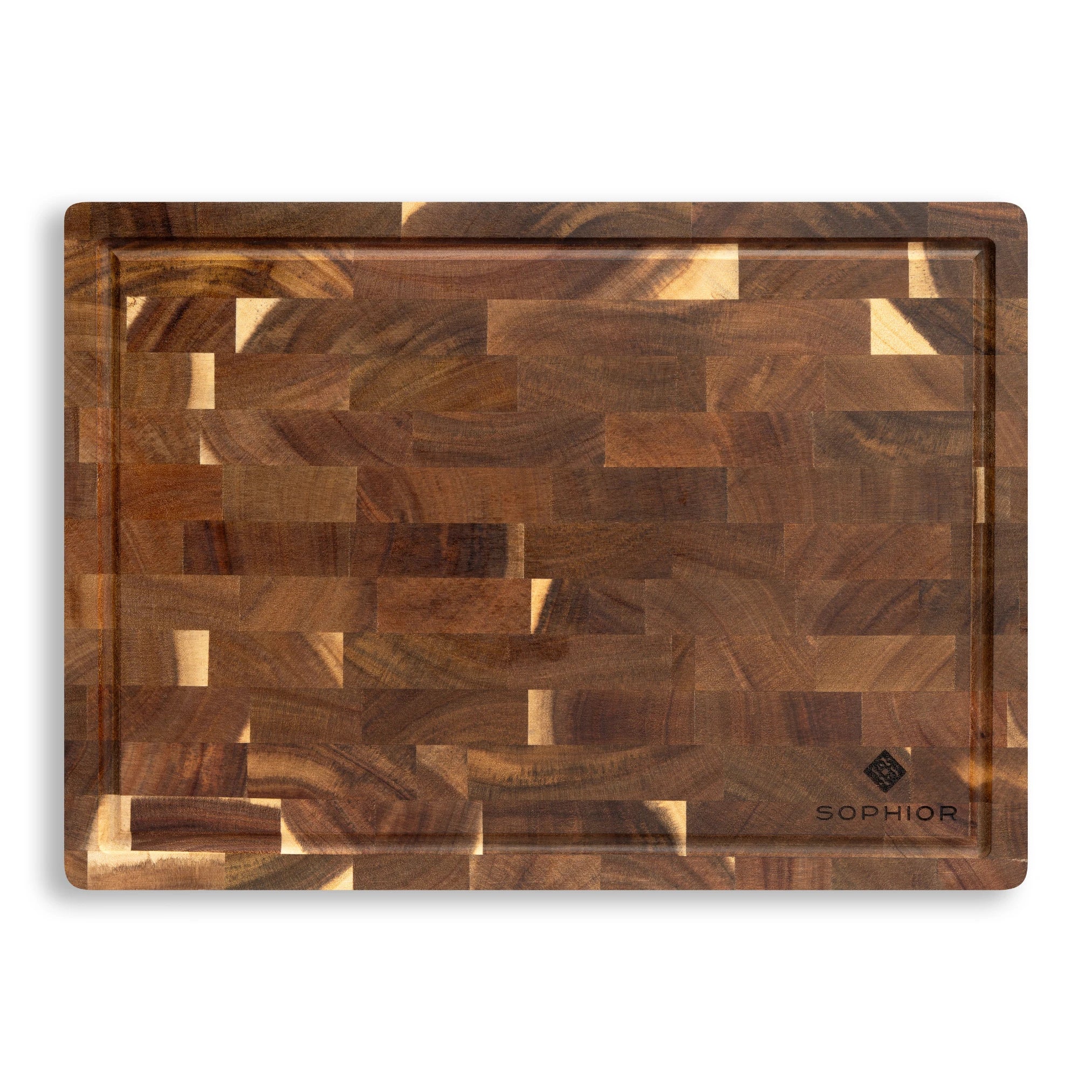 SOPHIOR Snijplankenset Acacia met Sapgeul en Handvaten – 42×35×2 cm & 35×25×2 cm SOPHIOR Snijplankenset Acacia met Sapgeul en Handvaten – 42×35×2 cm & 35×25×2 cm