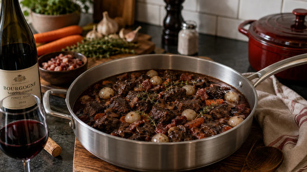 Boeuf bourguignon recept: de Franse stoofklassieker in rode wijn