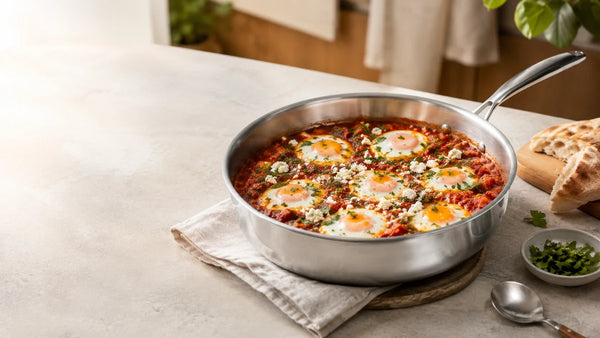 Shakshuka recept: één pan, van fornuis naar tafel