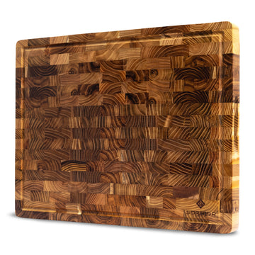 Snijplank van Teak Hout - Extra Dik - 43x33x3cm