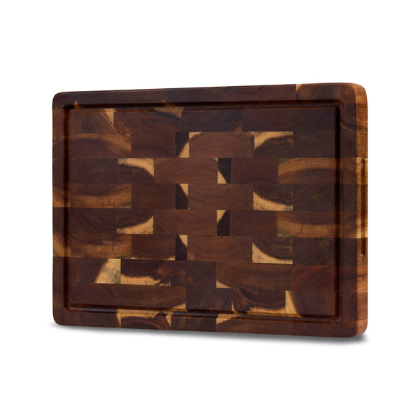 Houten Snijplank Acacia Kopshout - 35×25×3,2 cm - vooraanzicht