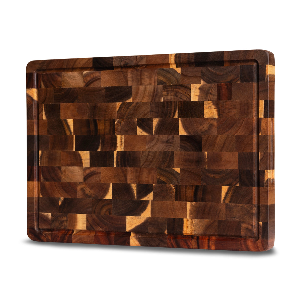 Houten Snijplank Acacia Kopshout - 42×30×3,2 cm - vooraanzicht