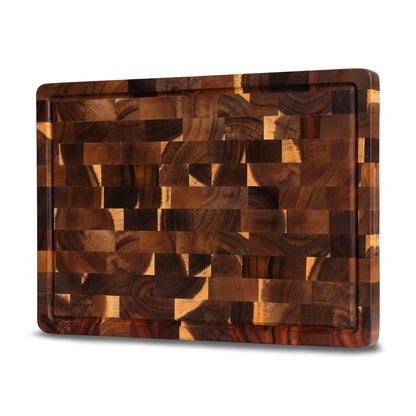 Houten Snijplank Acacia Kopshout - 42×30×3,2 cm - vooraanzicht