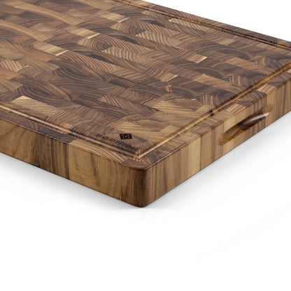 Houten Snijplank Teak Kopshout – 45×35×4 cm