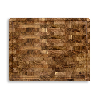 Houten Snijplank Teak Kopshout – 45×35×4 cm