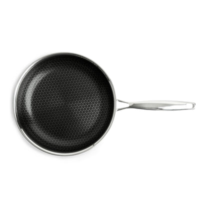 Hybride Koekenpan Ø24 cm van bovenaf met RVS-honingraat