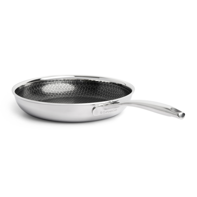 Koekenpan RVS - Hybride antiaanbaklaag - 24cm - Handvat
