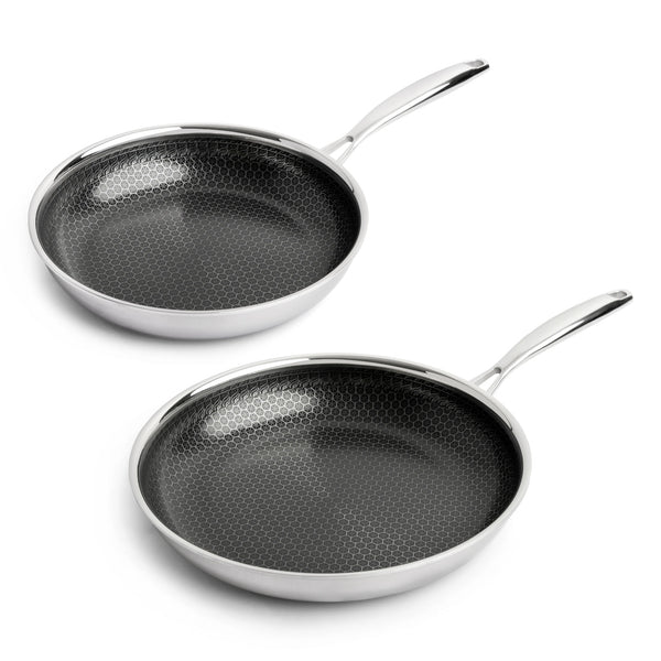 Hybride Koekenpannenset Ø24 / Ø28 cm - PFAS-vrij