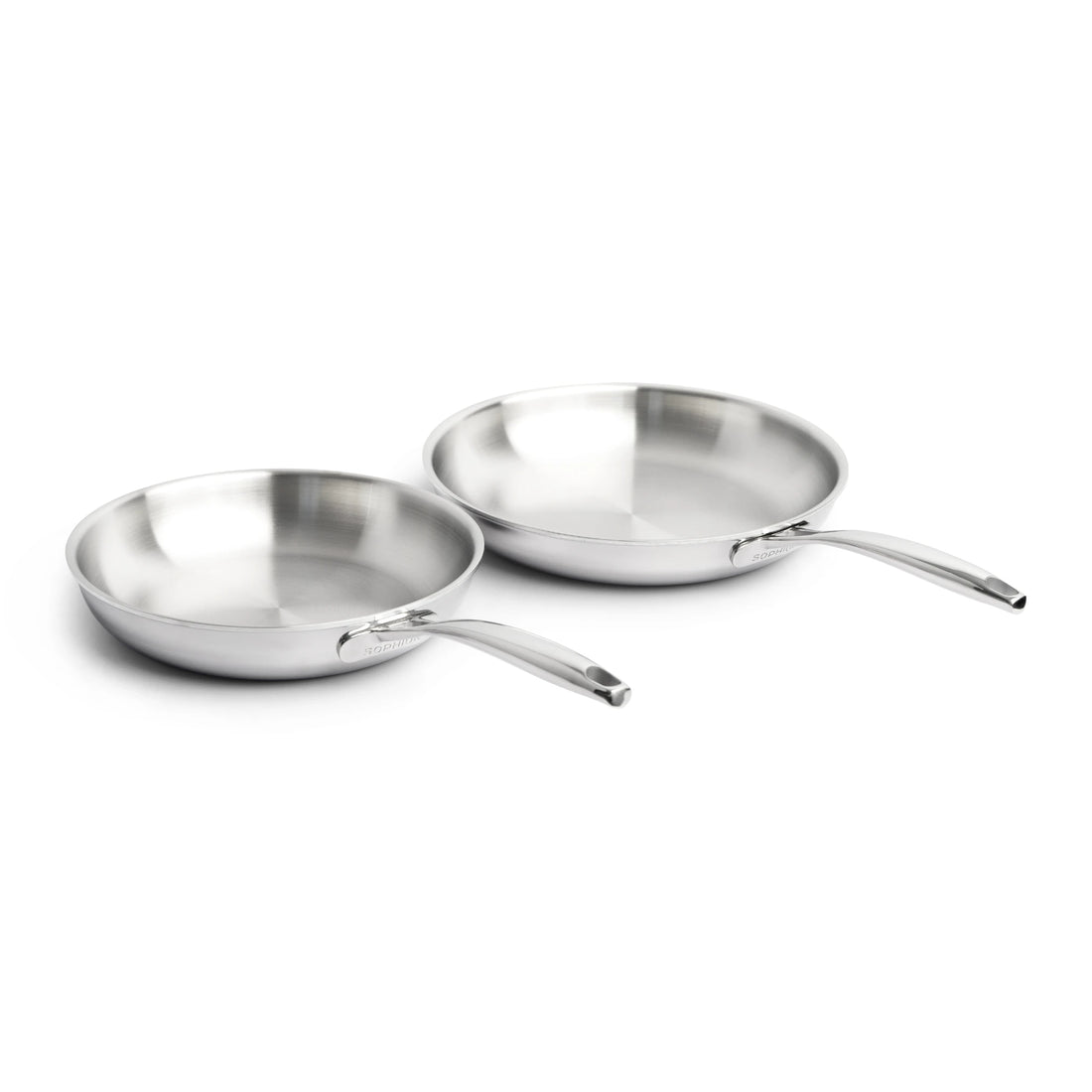 RVS Koekenpannenset 24/28 cm - 3-laags met dikke bodem (3,5 mm)