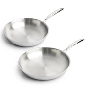 RVS Koekenpannenset Ø24 / Ø28 cm
