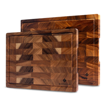 Snijplankenset van Walnoot Hout