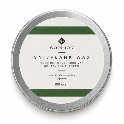 SOPHIOR snijplank wax met bijenwas, 100 gram, voorkant