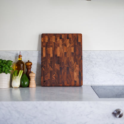 Houten Snijplank Walnoot Kopshout – 45×35×4 cm